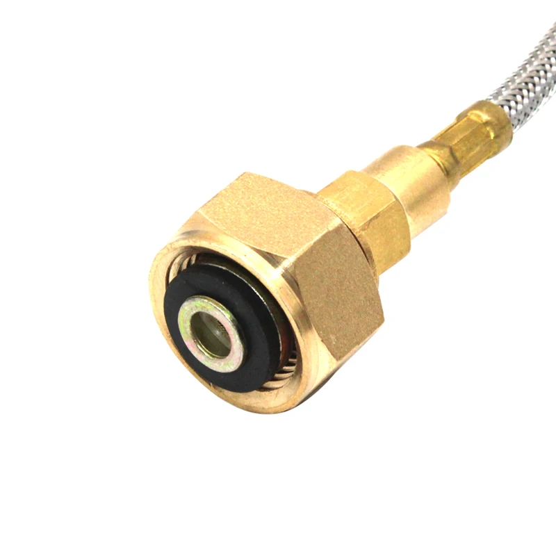 Description Picture 6 of itemGas Cylinder Filling Adapter Camping Gas Stove Burner Hiking Outdoor Burner Gas Tank Furnace Connector Valve Braided Hose