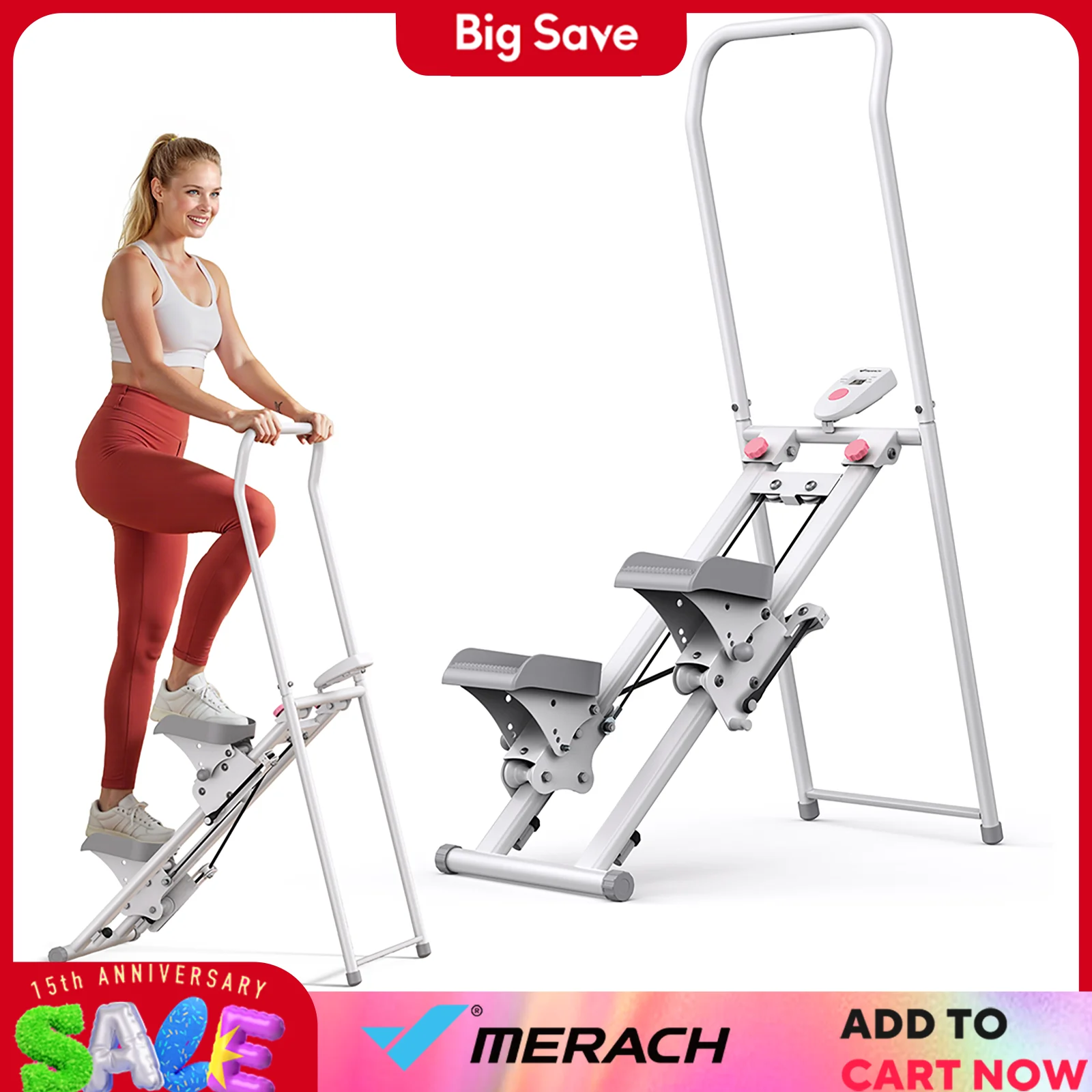 MERACH Vertical Climber Stepper 1
