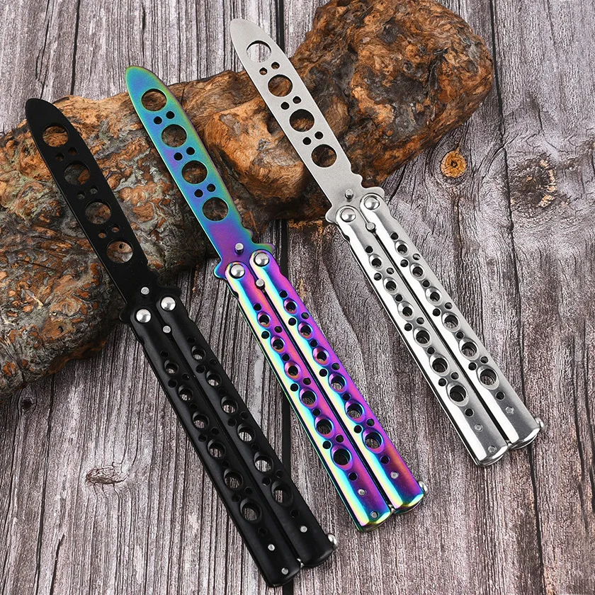 Butterfly Knife Portable Foldable CSGO Balisong Trainer