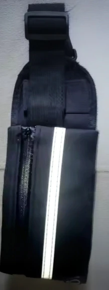 Pochete Esportiva cintura Preta porta celular garrafa utensílios para Corrida Preta photo review