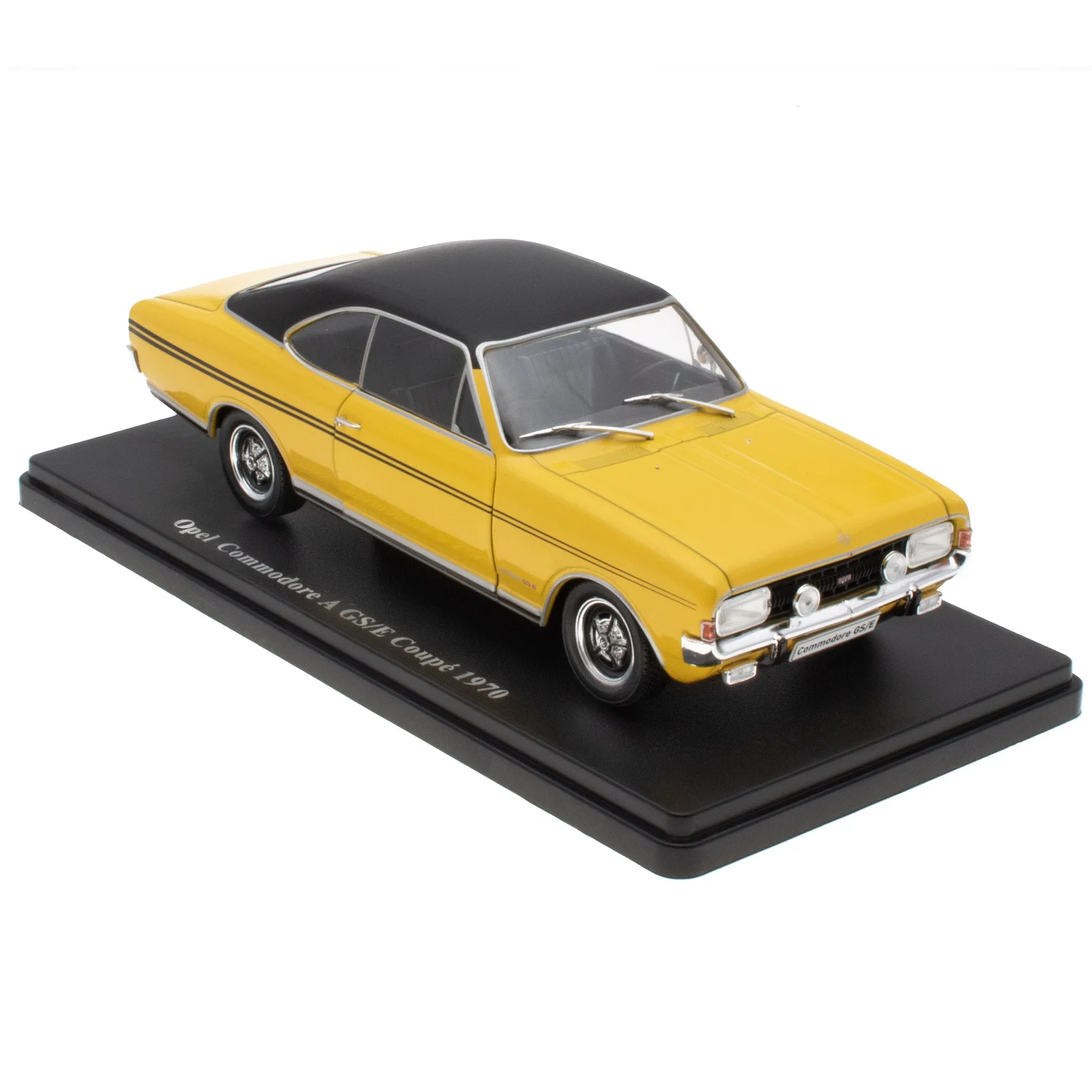 Hachette, Opel Commodore A Gs/E Coupé 1970, Scala 1:24, Miniatura Pressofusa, Collezione: Opel Sammeln Sie Die Klassiker Aus Rensselheim Senza Problem