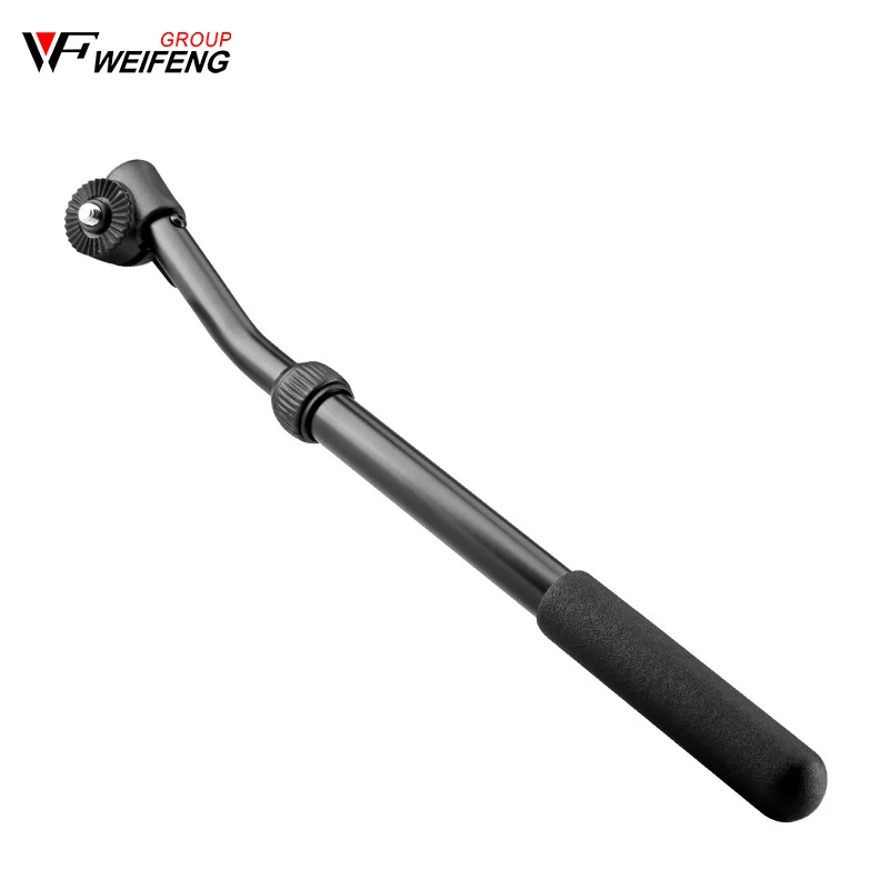 Camera fluid head Lengan Pegangan Aluminium Profesional untuk Weifeng 717/718 handle 717h/717ah NEST660 Kepala Tarik Cairan Tripod Kamera Video