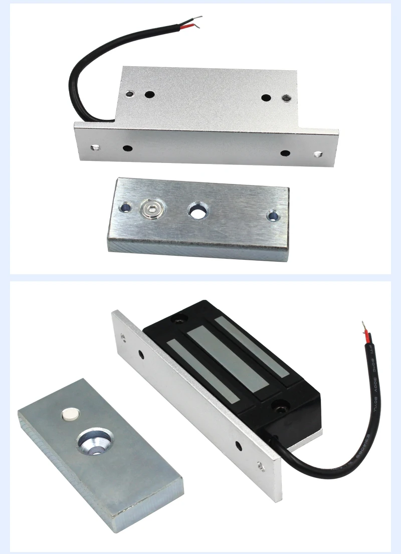 DC12V 60KG 130Lbs Holding Force Mini Access Control Electric Magnetic Lock Side