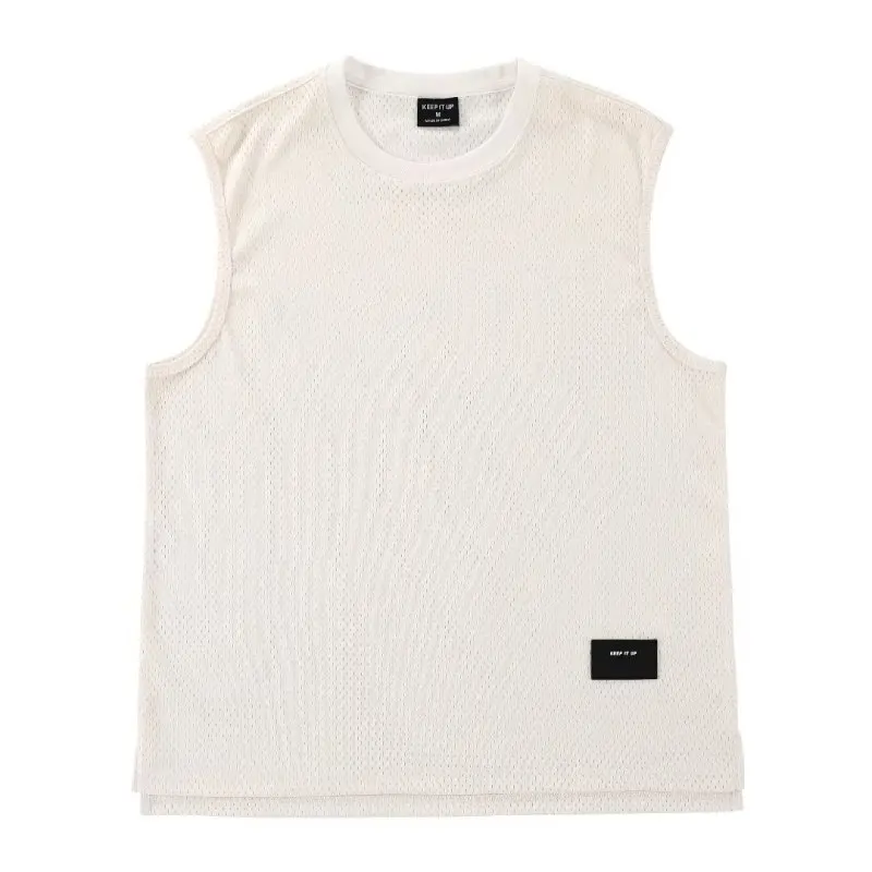 

Майка мужская без рукавов, дышащая быстросохнущая рубашка унисекс для бега, тренировок, фитнеса, скалолазания, велоспорта