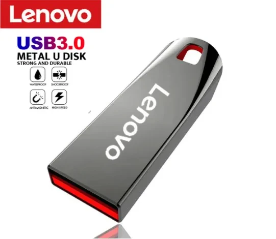 Lenovo Usb Metal Flash Drive Memoria 512Gb 256Gb 128Gb 64Gb Portatile Impermeabile Ad Alta Velocità Usb Flash Drive Otg Pen Drive