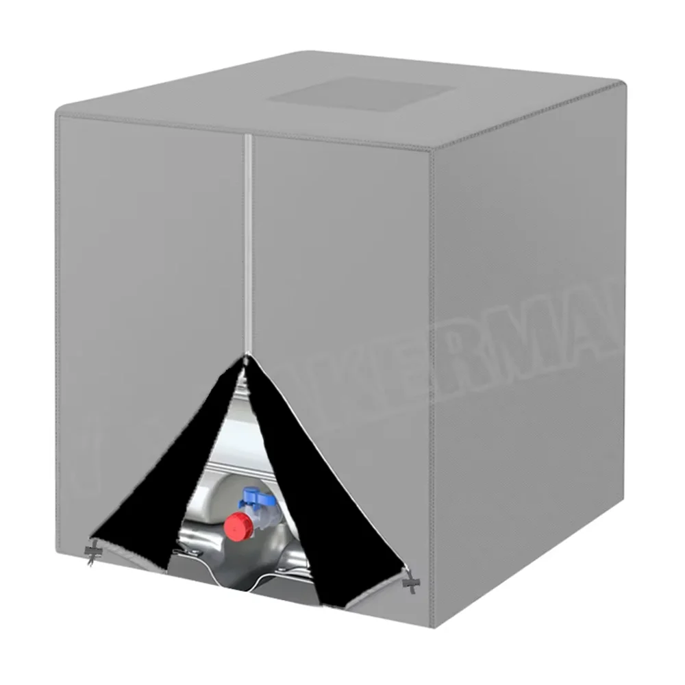 Outdoor Zipper IBC Tote 275 Gallon 1000L Outdoor Water Tank Polyester All Purpose Covers IBC Tote Accessories ibc tank cover tote water tank cover