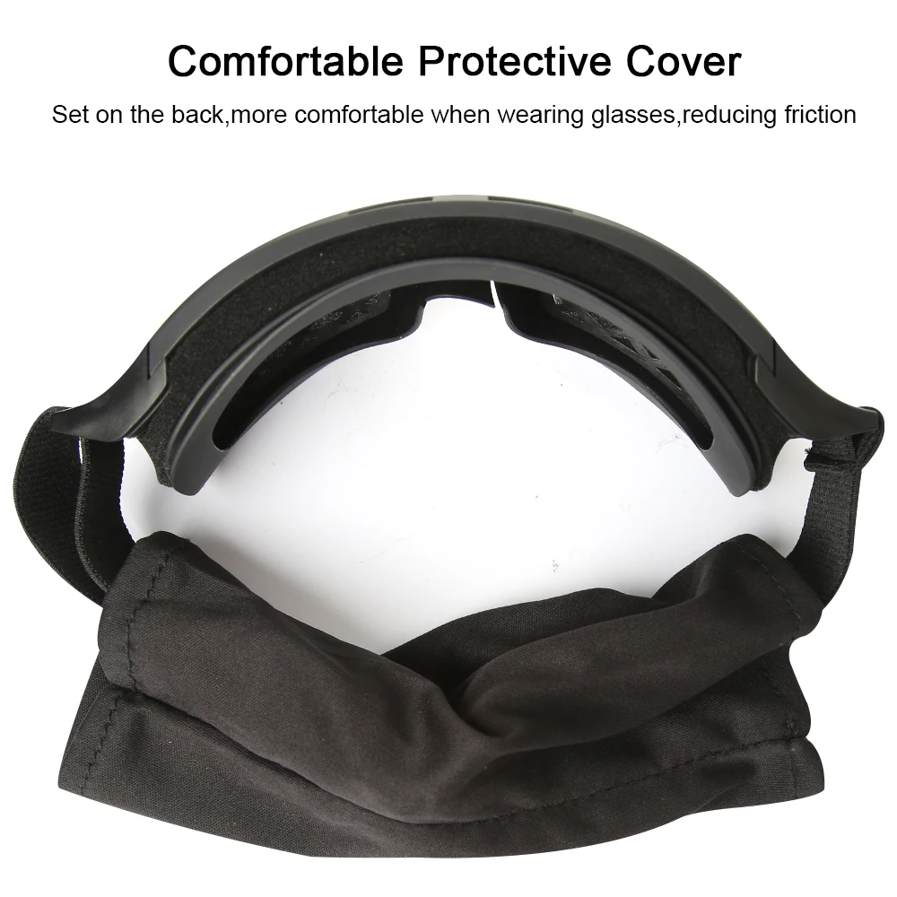 Tactical goggles JSJM 3 lens windproof dustproof for shooting motocross motorcycle mountaineering CS safe protection