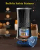 4 in 1 Electric Milk Frother And Steamer  240ml Electric Hot And Cold Milk Frother For Coffee Cappuccino Automatic Milk Frother 4