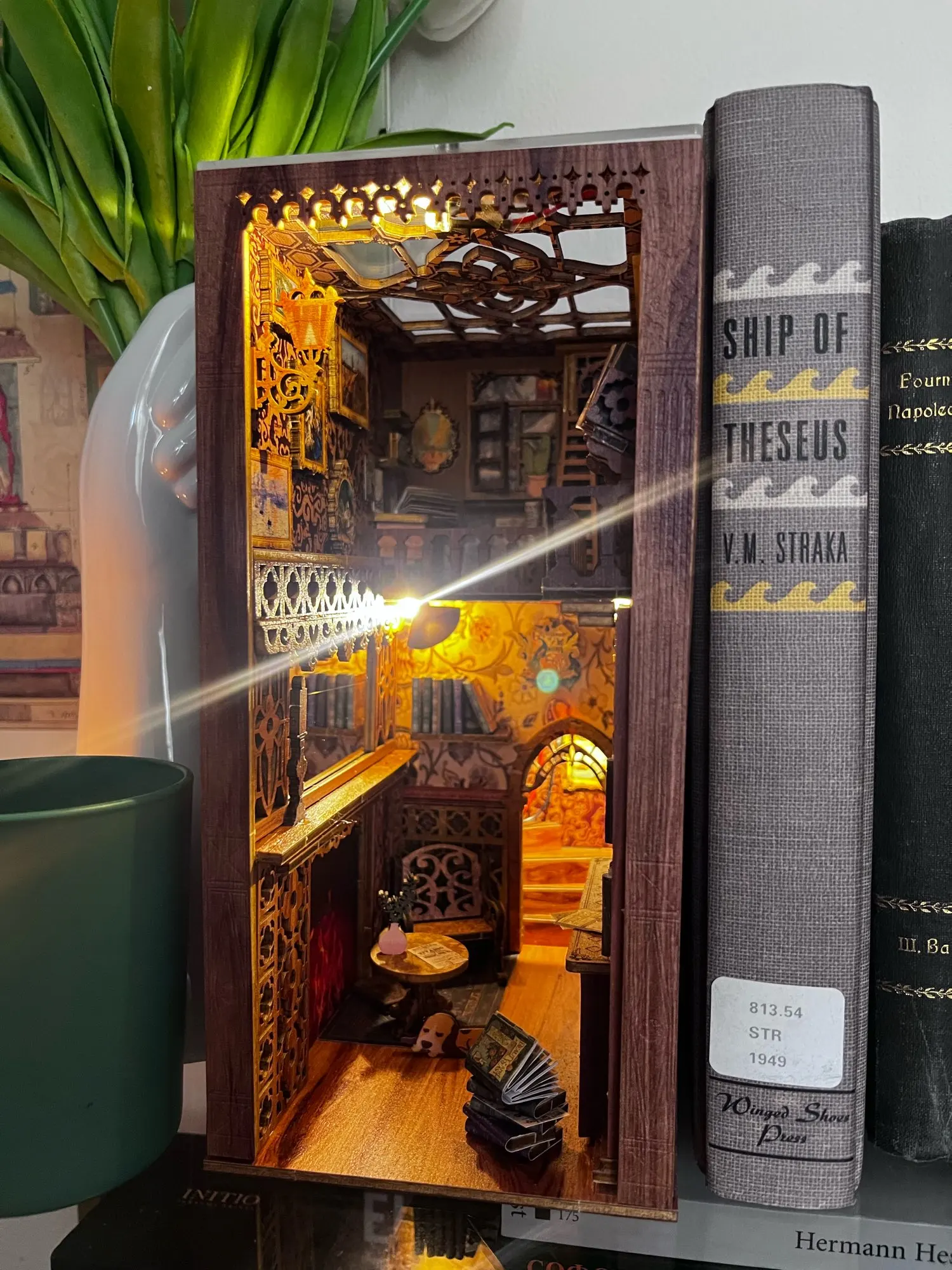 Kit Booknook Iluminado - DIY photo review