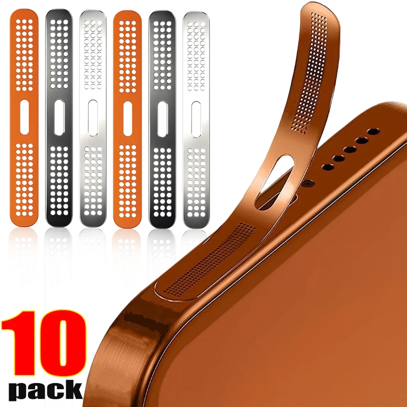 1-10Pcs Metal Dustproof Net Sticker For iPhone 17 Pro Max 17Pro Earpiece Hole Anti-dust Mesh Protector Adhesive Metal Cover 1