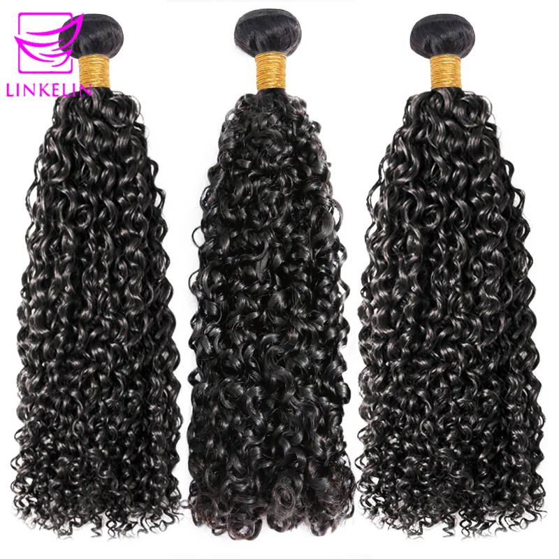 

Maxhair Raw Virgin kinky curly Human Hair 10"-32" Natural Color 100% Human Hair Extensions Double Drawn Bundles With Closure