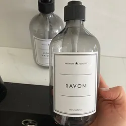 Custom Waterproof Labels for Eco - Friendly Containers, Any Language (24pcs water proof)