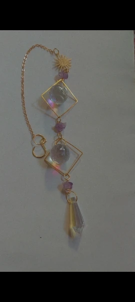 Crystal Moon Suncatcher, customer photo