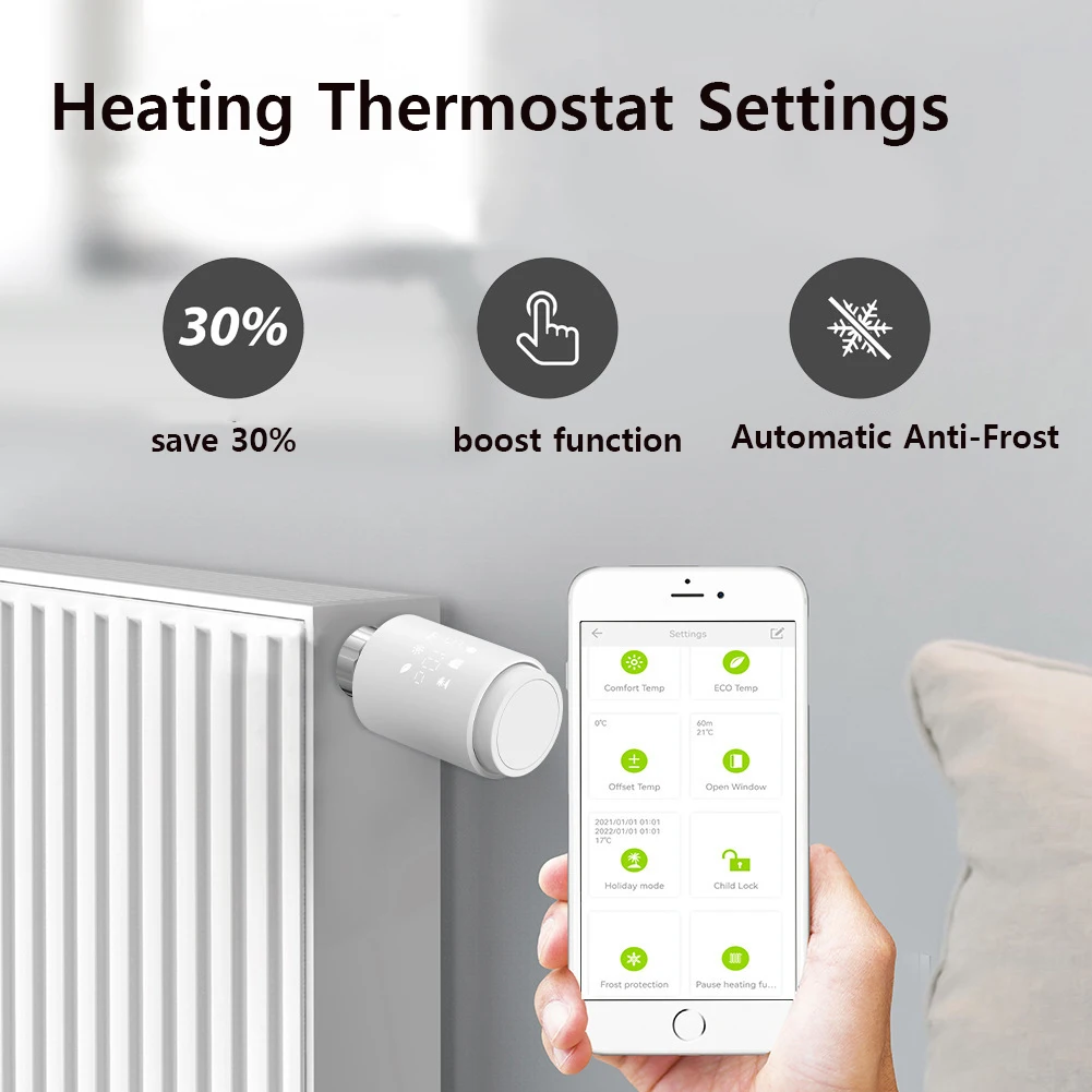 Рисунок 4 - Умный Wi-Fi клапан радиатора с