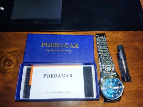 POEDAGAR Luxury Watch for Men photo review