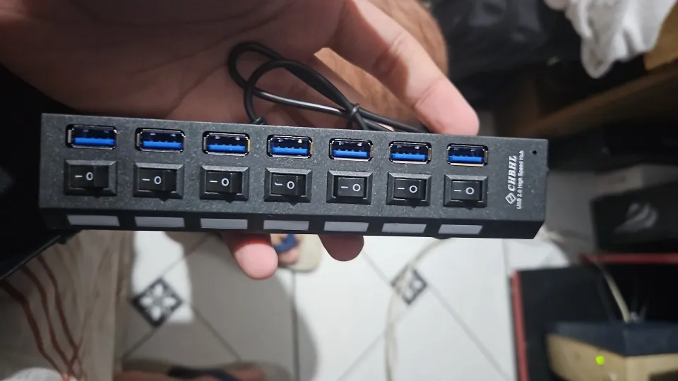 Hub de usb 7 portas 2.0 photo review