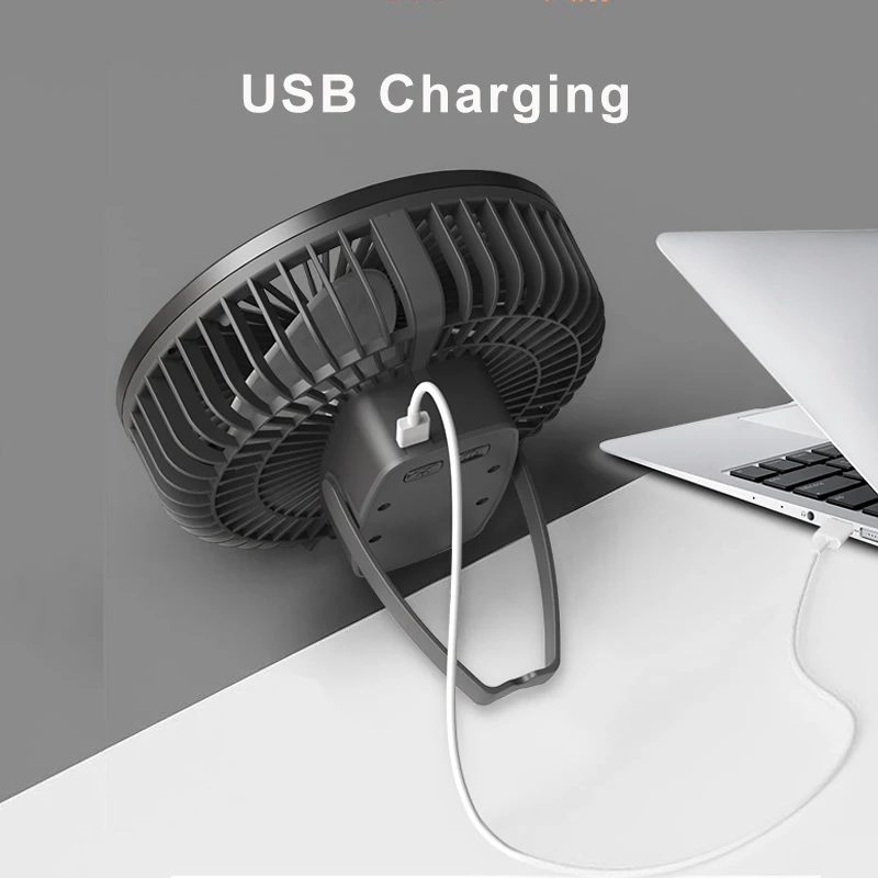 Portable USB Rechargeable Camping Fan 6