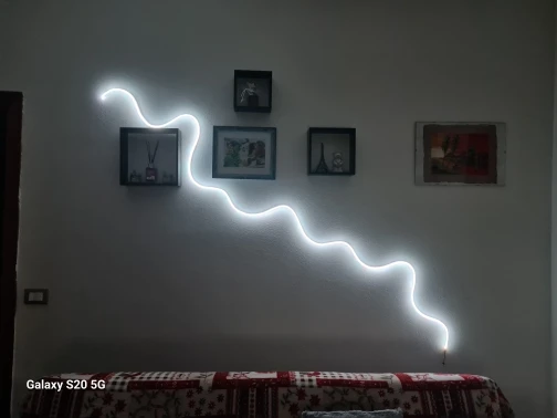 TUYA LED Strip Lights Wifi 12V RGBIC Neon Rope Lights With Music Sync photo review