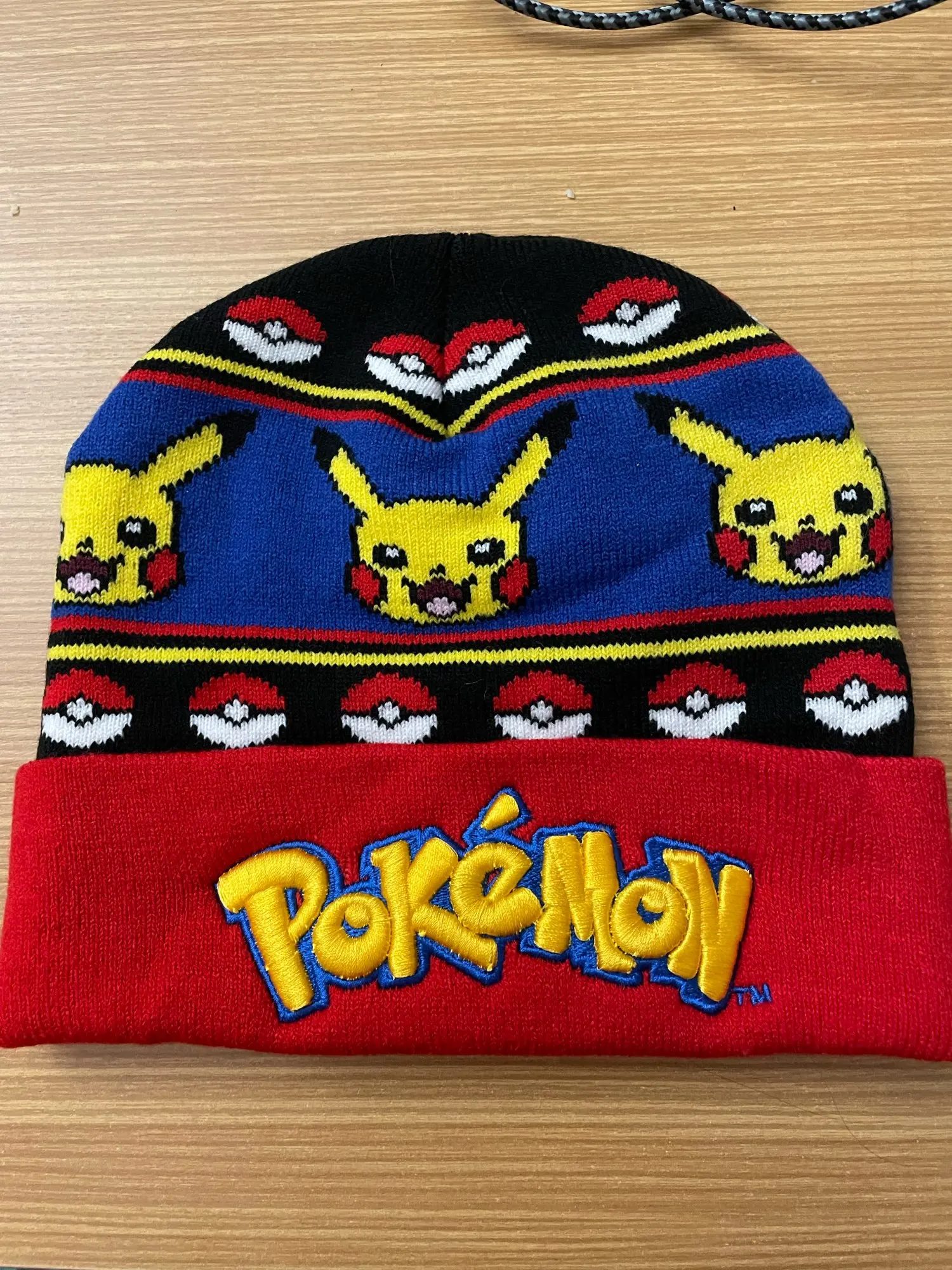 Ainme Pokemon Pikachu Hat Knitted Cap Boy Girl Cartoon Street Fashion Hip Hop Beanies Kids Hat Christmas Toys Gifts photo review