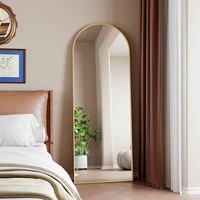 Большое зеркало в полный рост, зеркало для ног, зеркало в полный рост, зеркало для пола или на стене, закаленное стекло — изображение 5