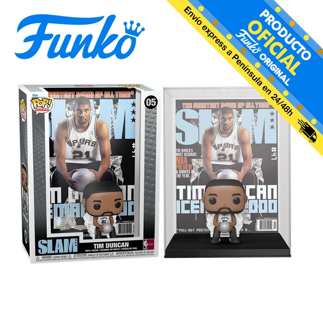 Funko NBA Tim Duncan SLAM 雜誌封面馬刺隊Jordan Curry Kobe 公仔