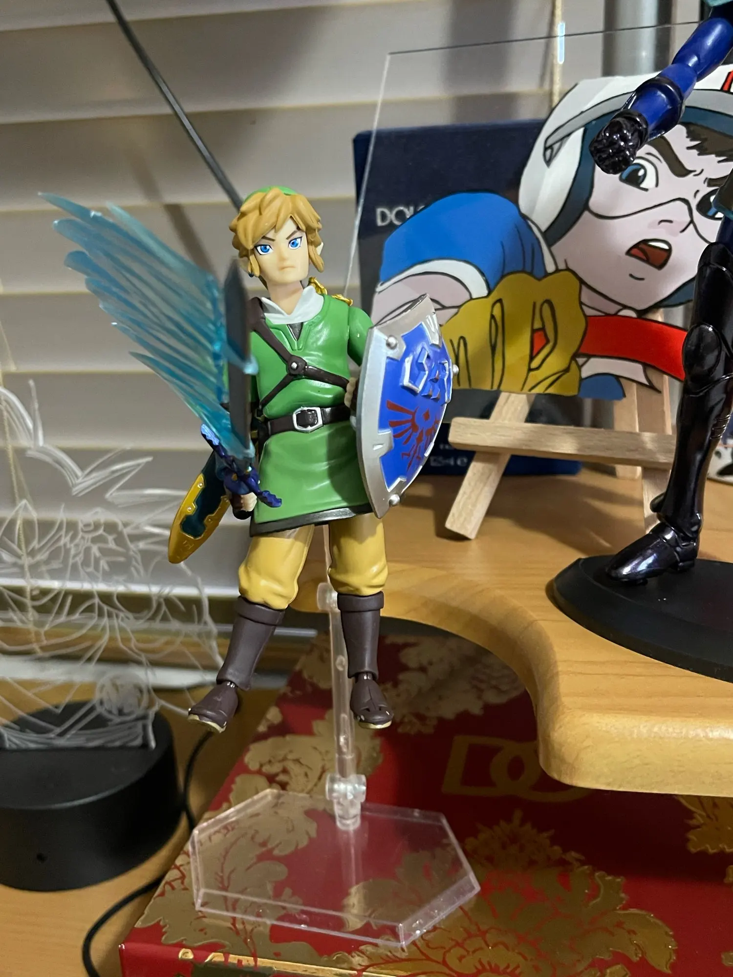 The Legend of Zelda Skyward Sword 14cm Link Action Figure Figma 153 Changeable Accessories PVC Model photo review