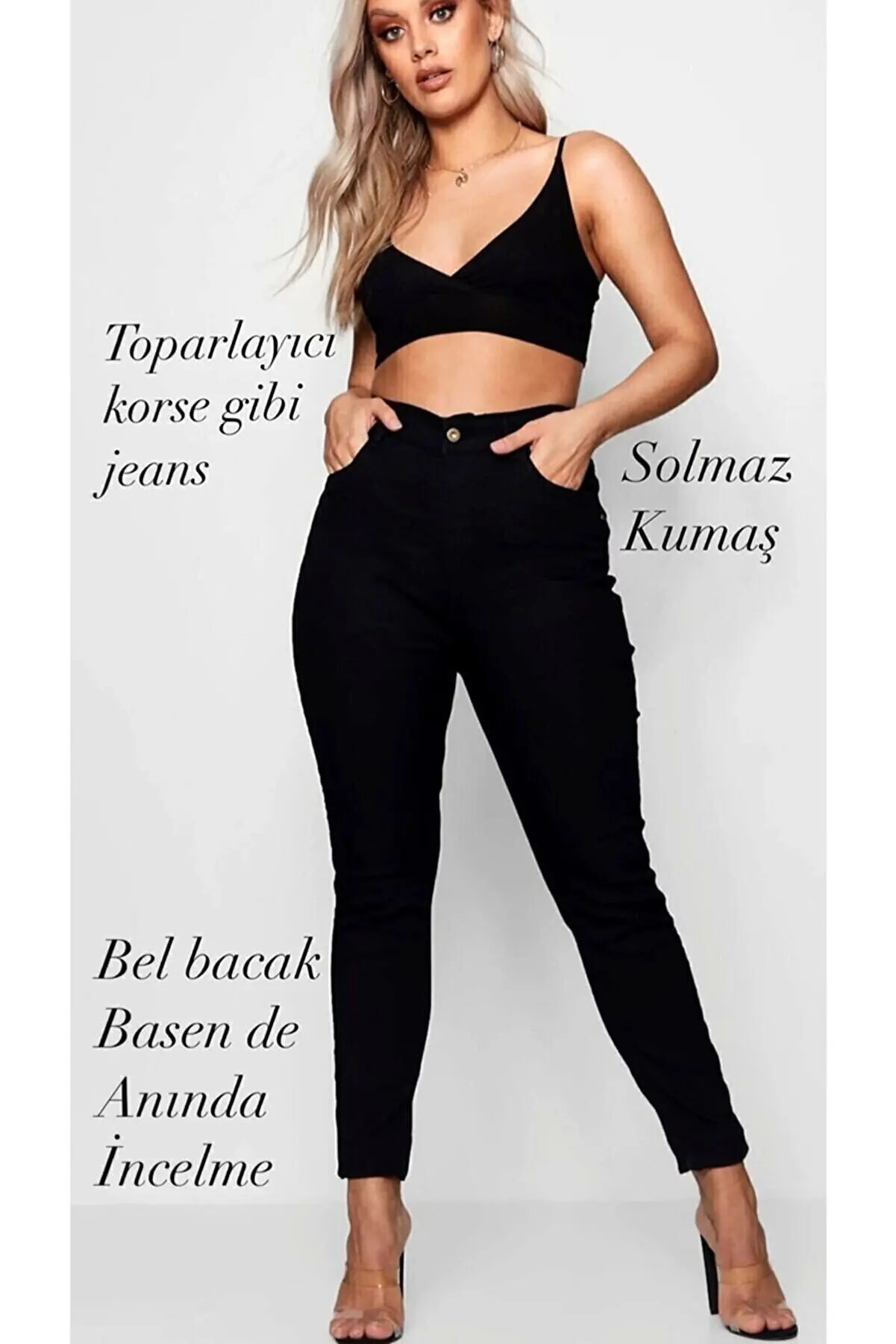 

Sinembutik Sinemstyle Large Size Lycra Black Toparlayıcı Jeans PantsCleaning Skin Renewal Body Care Love Happy