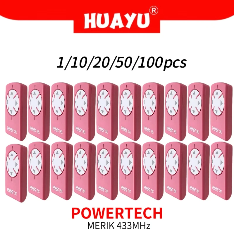 New POWERTECH PR4 PR2 PR1 New Pink Rolling Code 433.92MHz Garage Door ...