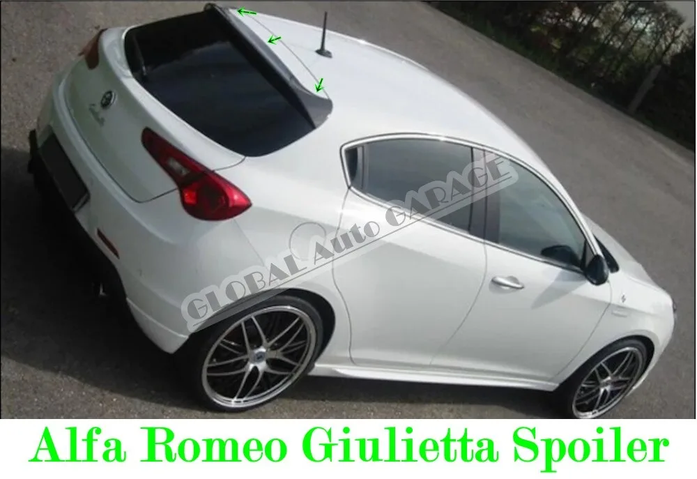 Per Alfa Romeo Giulietta Spoiler 2010-2020 Accessorio Auto Spoiler Universali Antenna Per Auto Car Styling Diffusore Flaps Splitter