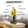 20-30mm Brushless Electric Pruning Shears 2 Gears with LCD Display Fruit Tree Bonsai Pruning for Dewalt 20V Battery (No Battery) 2