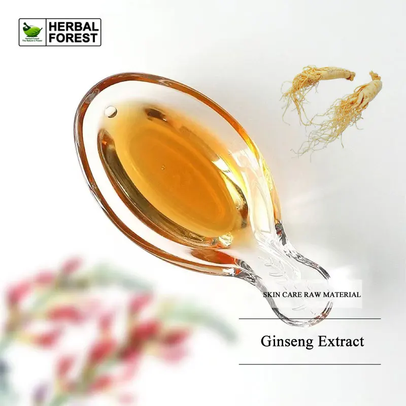 Pure Natural Ginseng Extract Liquid Essence Ginsenosides Anti-Aging Inhibiting Melanin Whitening Moisturizing Skin Care Additive 5d gluta natural banana essence whitening