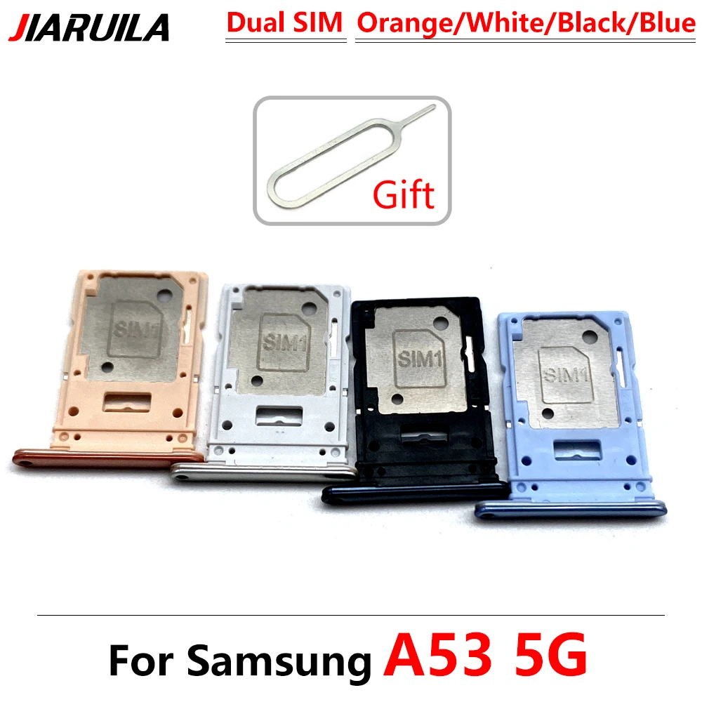 50 개/몫, 삼성 A23 A33 A53 A73 5G Sim 카드 슬롯 트레이 홀더 수리 부품