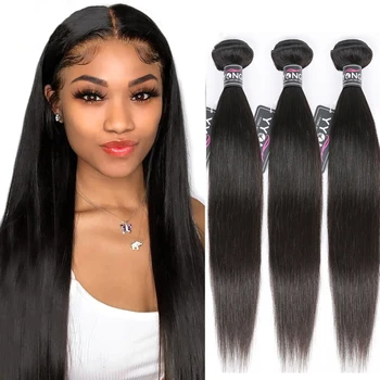 YYONG Hair Brazilian Straight Bundles 100% Human Hair Cameroon