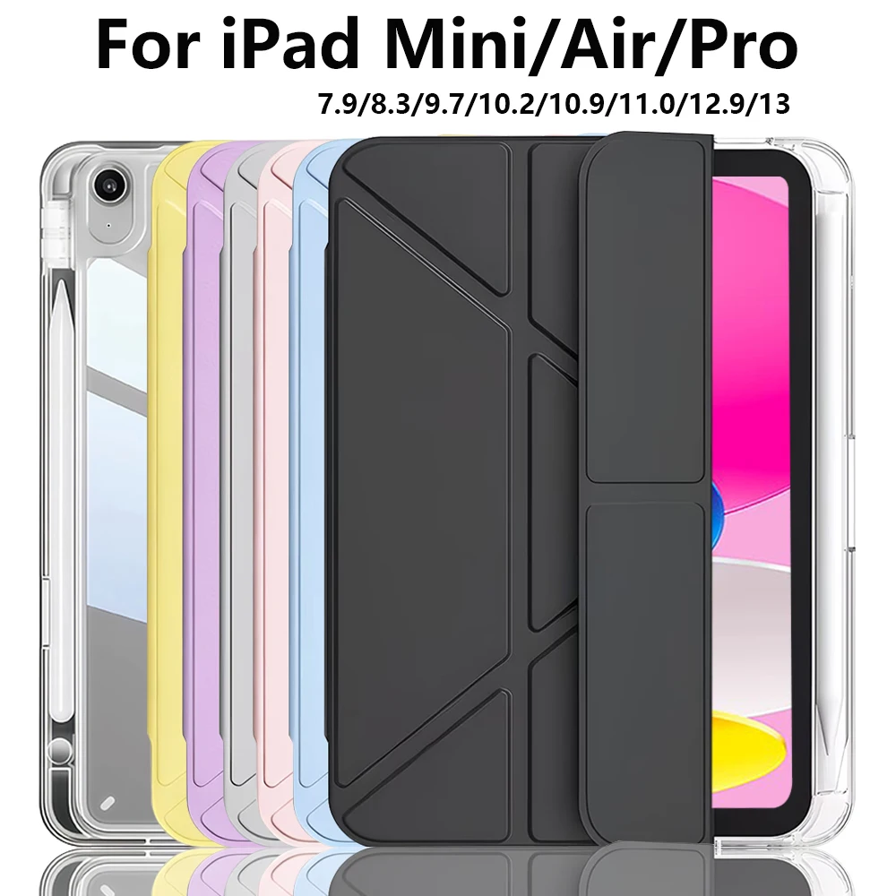 Sleek Y-Fold Acrylic Tablet Protective Cover