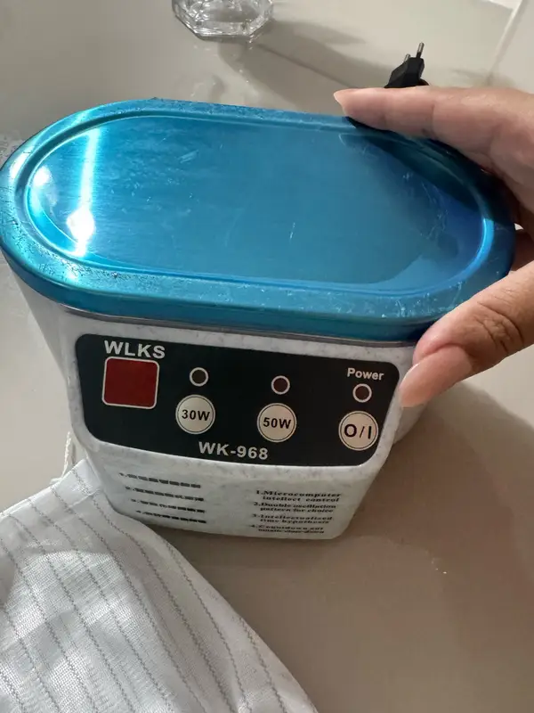 מכשיר ניקוי אולטרסוני לתכשיטים, משקפיים ושעונים — ניקוי מושלם בגלי על-קול בלי לשפשף - תמונה 6