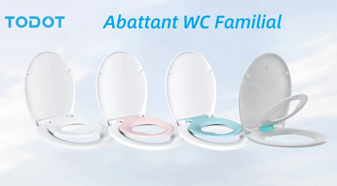 TODOT Abattant WC Familial, Lunette de Toilette avec Siège Enfant