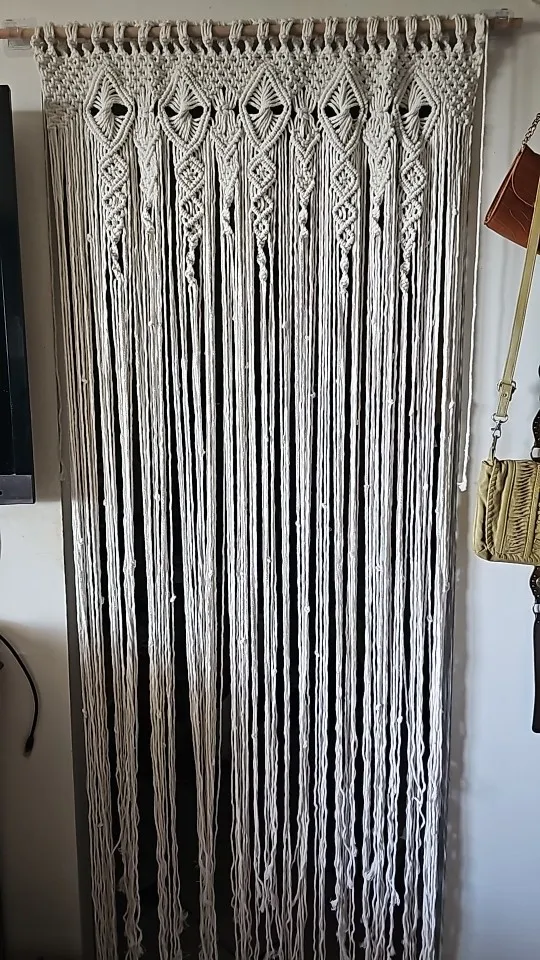 Boho macrame curtains photo review