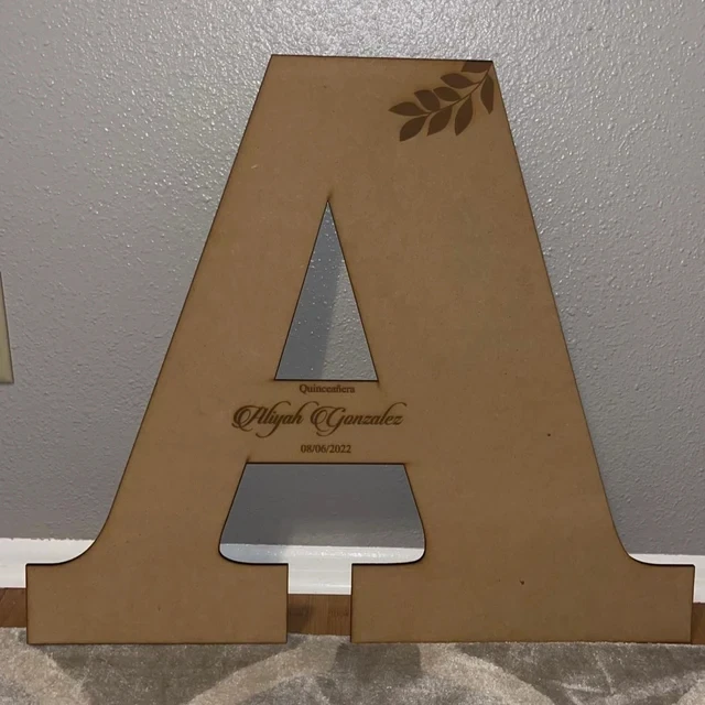 Wood Letter Wedding Guestbook Personalized Wedding Sign Modern Decor Guest Book Alternative Event Sign in