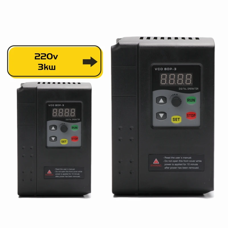 3Kw Vfd Ac 220V 1.5Kw 2.2 Kw Azionamento A Frequenza Variabile Vfd Convertitore Di Frequenza Inverter Regolatore Di Velocità Per 3-Fase Del Motore