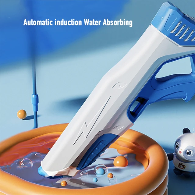 2022 New Large Electric Water Gun Toy Automatic Water Absorbing Continuous Firing Beach Outdoor Swimming Pool Party Toys Gifts 2