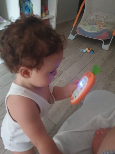 Phone Toy Music Sound Simulation with Teether for Sleepy Kids photo review