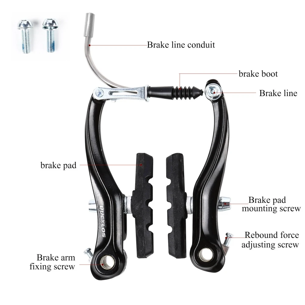 Premium Aluminum Alloy Bicycle V-Brake Caliper for Road, MTB, BMX, and Folding Bikes