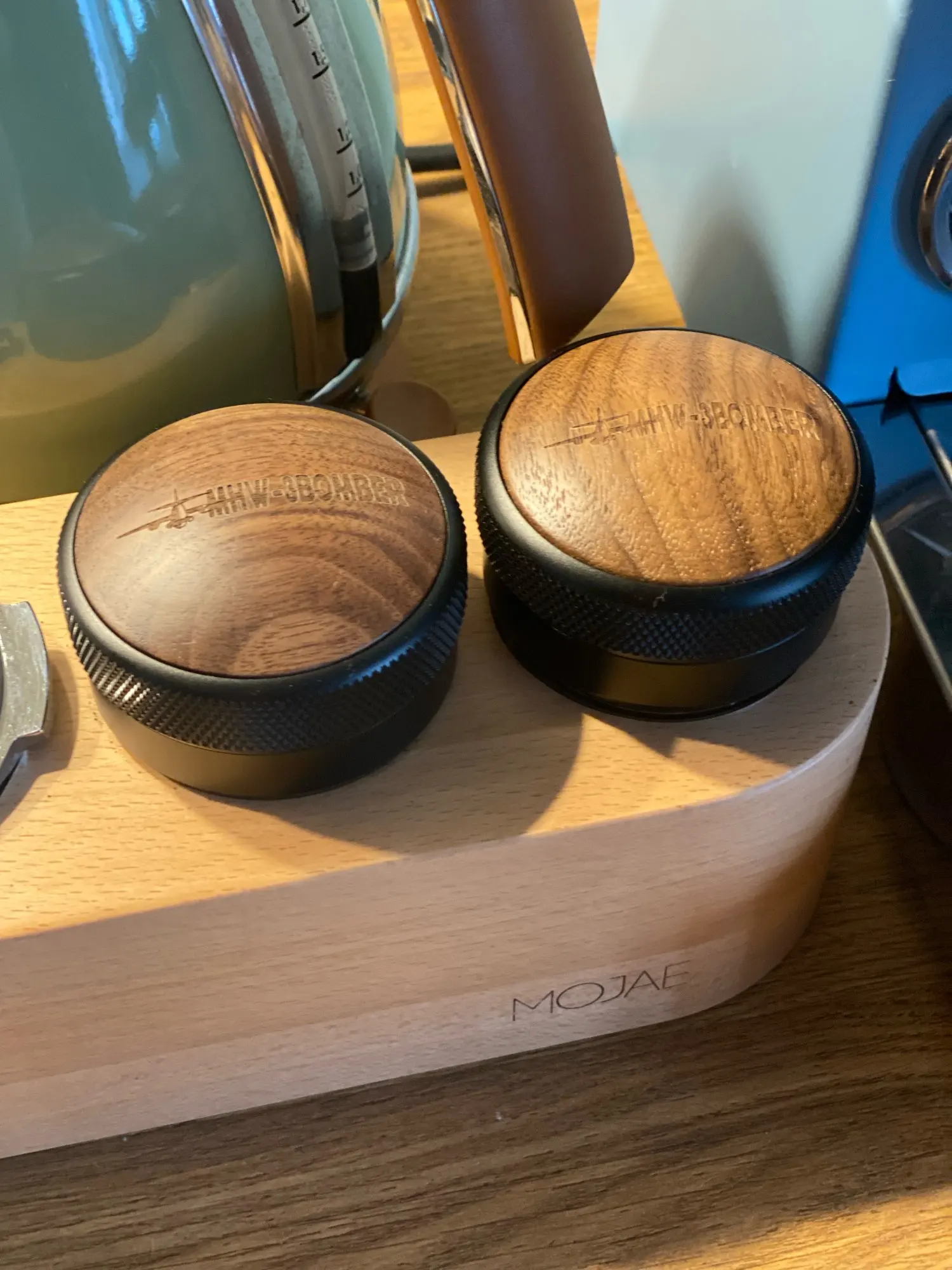 Espresso Tamper, Coffee Distributor, Tamping Mat, and Cleaning Brush Set –  The Daily Fix