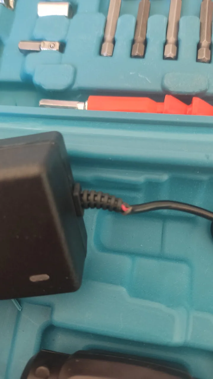 Cordless Impact Screwdriver Handheld Drill Power Tool 32 Torque Setting 2 Gear Speed Electric Screwdriver With 2 Batteries photo review