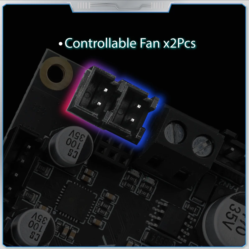 Mellow 64bit Fly-gemini v2 Placa Dupla Chips Klipper & Reprap & Marlin para Tmc2209 Ender Voron Delta Tiny-m Peças de Impressora 3d - Imagem 4