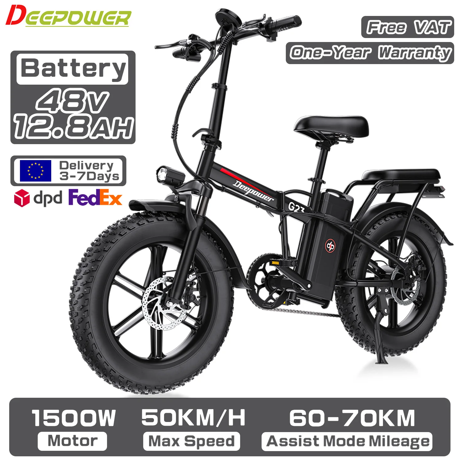 G23 1500W 12.8AH