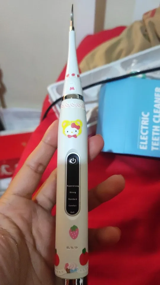 Electric Teeth Whitening Dental Calculus Scaler Plaque Coffee Stain Tartar Removal High Frequency Sonic Toothbrush Teeth Cleaner photo review