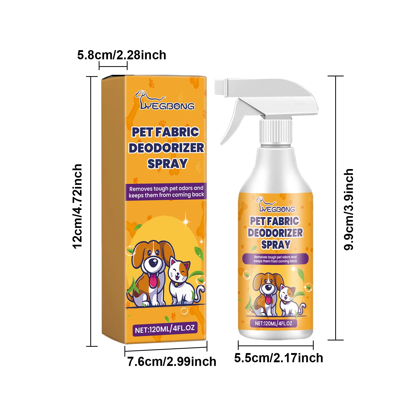 YEGBONG Pet Deodorant Spray image