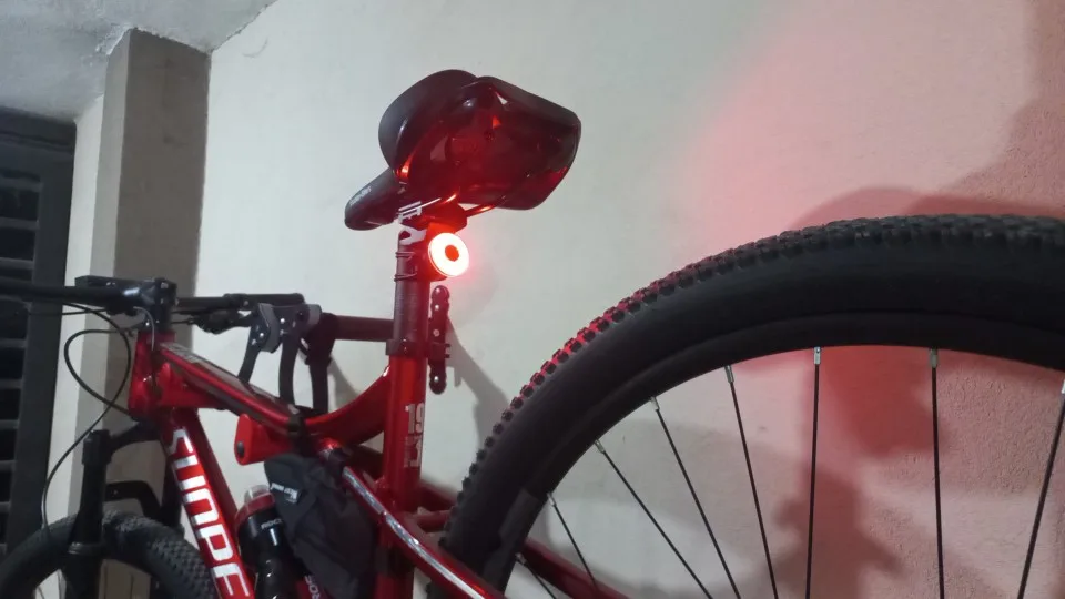 Bike Rear Tail Light IPX6 Waterproof Type-C Rechargeable Safer Night Ride photo review