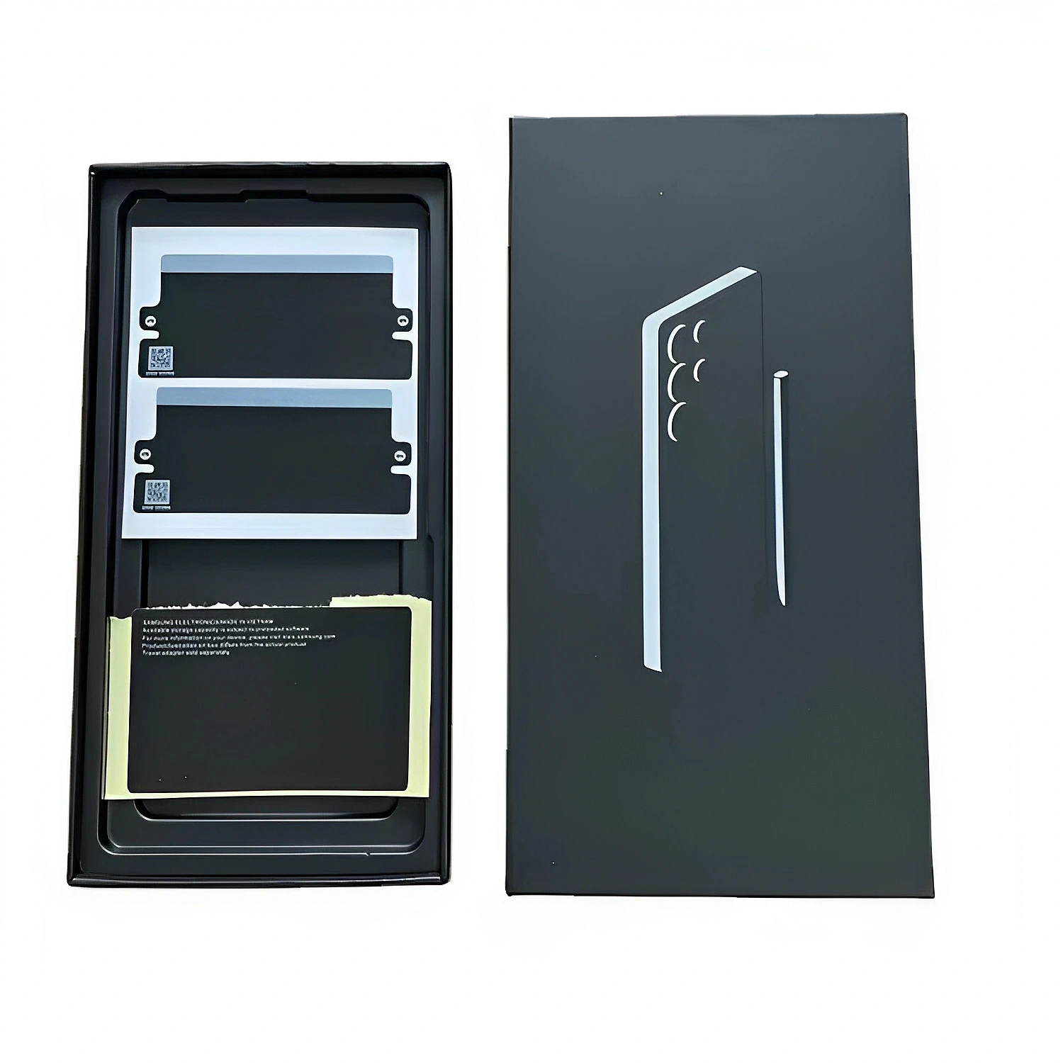 Premium Empty Phone Packaging Box with Seal Sticker - Retail Accessory Box